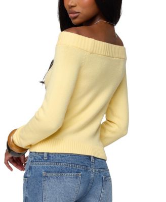 Elona Off Shoulder Knit Top