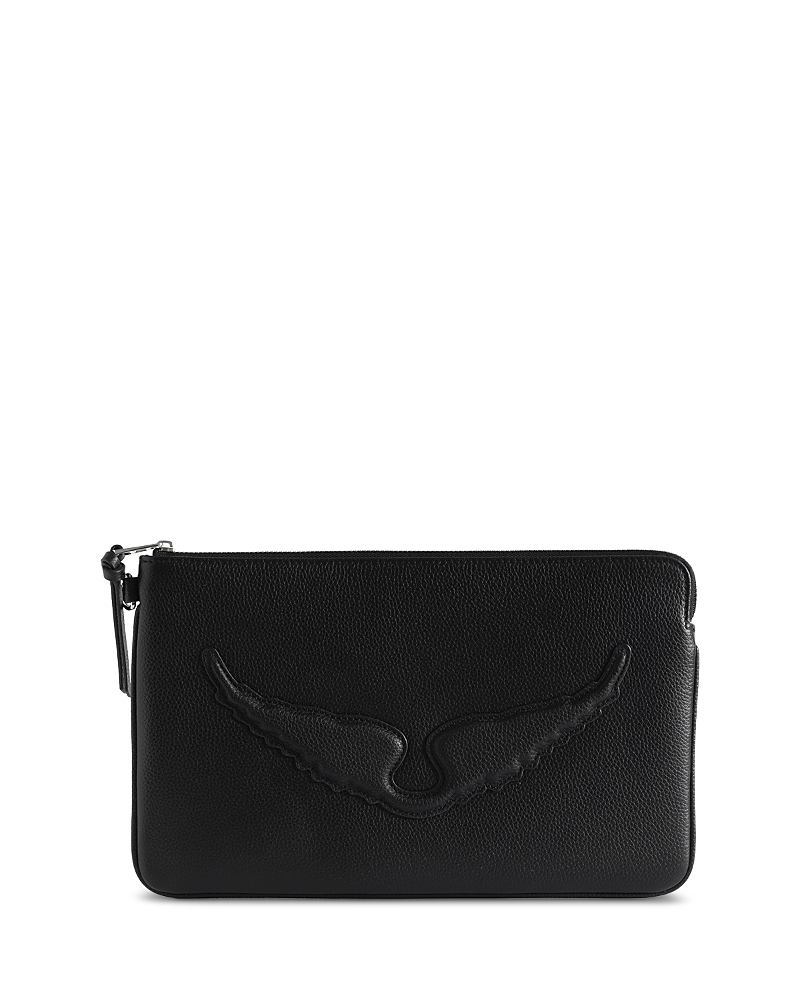 Zadig & Voltaire Angel Leather Pouch