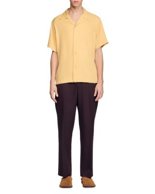 Loose Fit Shark Collar Shirt