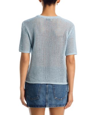 Knit Crochet Trim Tops - Exclusive