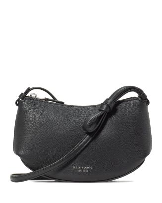 Kate Spade New York Black Skinny In the Loop Saffiano Leather Belt Kate Spade New York leila pebbled leather belt bag  main image 4