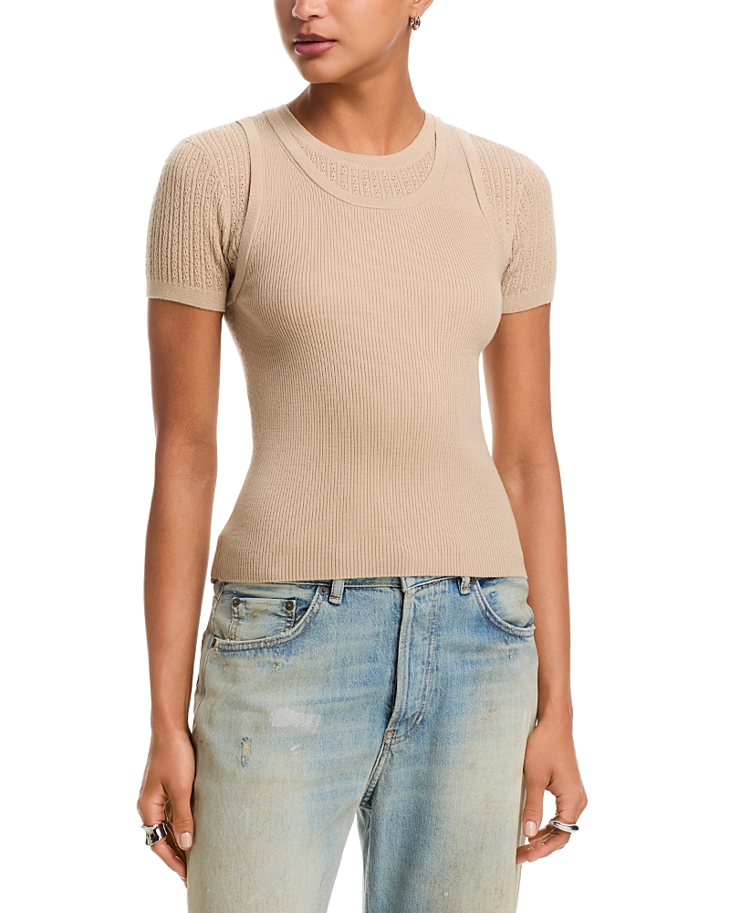 Acne Studios Layered Knit Top