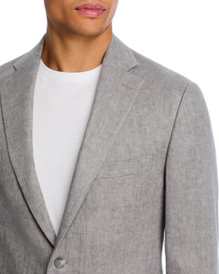 D&eacute;lav&eacute; Linen Slim Fit Suit Jacket