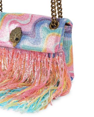 Kensington Mini Rhinestone Fringed Shoulder Bag