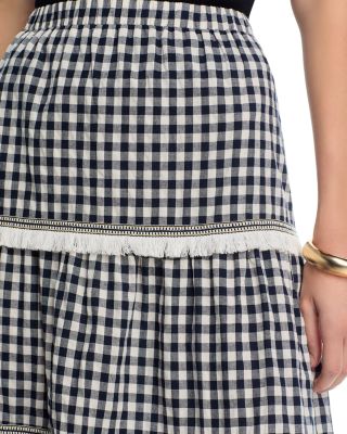 Gingham Top & Gingham Midi Skirt - Exclusive