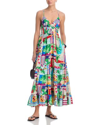 Cherry Voile Tiered Maxi Dress - Exclusive