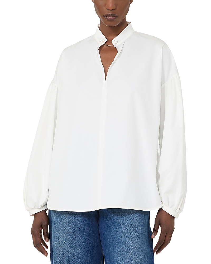 Max Mara Studio Mstginnasta Ivory Boxy Blouse