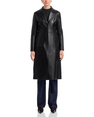 Slim Leather Coat