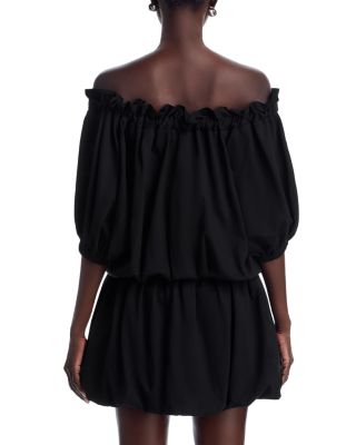 Volume Mini Jersey Dress