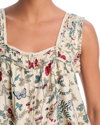 Victorian Pleat Tank Top