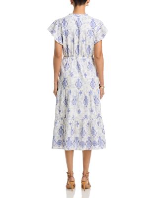 Noble Pineapple Midi Dress