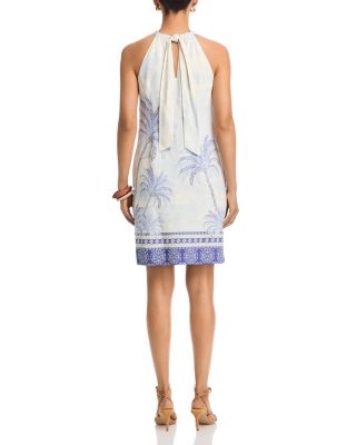 Palm Paradise Halter Dress
