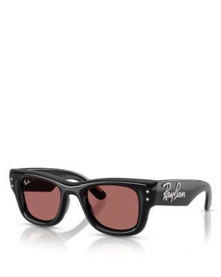 Wayfarer Puffer Square Sunglasses, 47mm