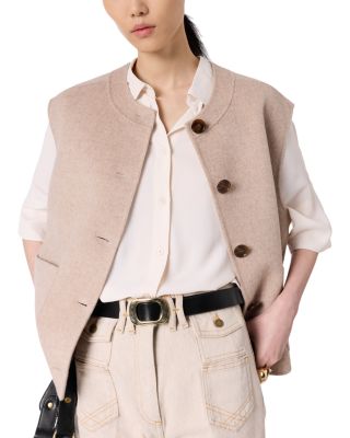 Talmine Wool Buttoned Vest