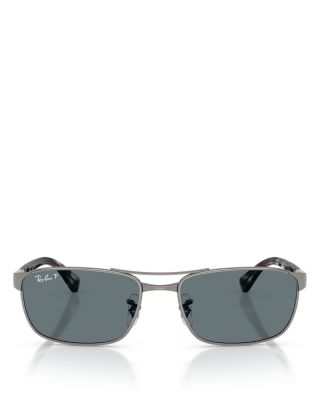 Rectangular Sunglasses, 57mm