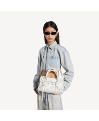 Le City Bag Small Giant Studs With Rhinestones