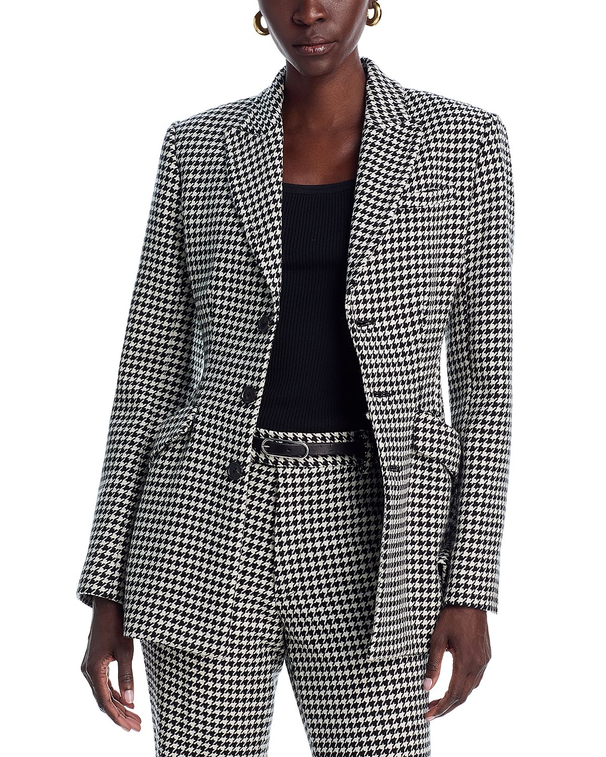 Sergio Hudson Peak Lapel Blazer