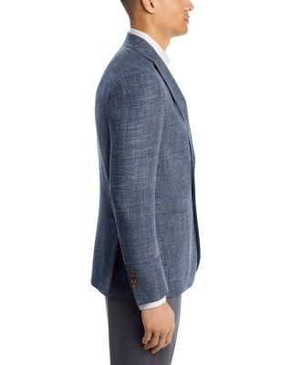 Regular Fit Basketweave Soft Jacket