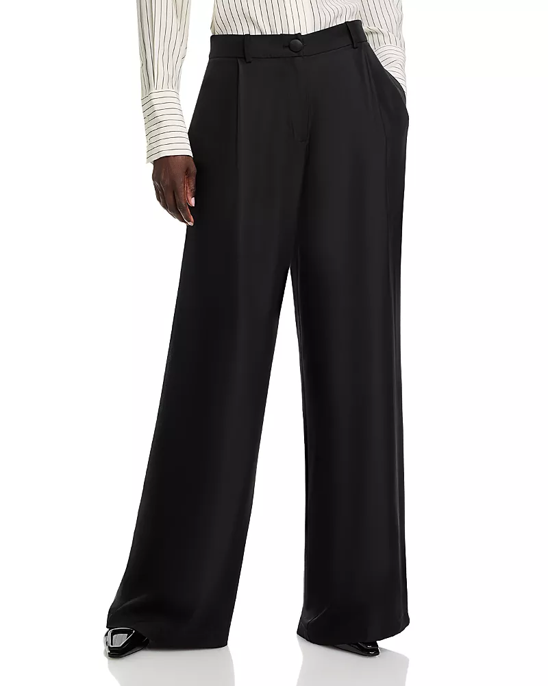 Toccin Solara Silk Wide Leg Pants