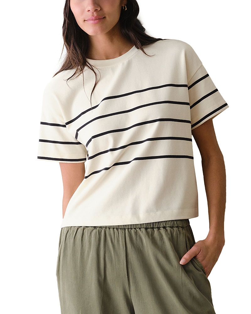 Marine Layer Luxe Sueded Crew Tee
