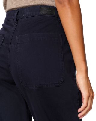 Bilie Easy Barrel High Rise Jeans in Navy Marine