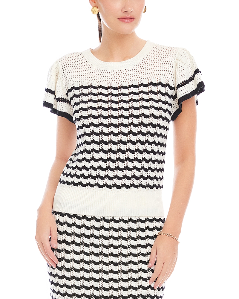 Fifteen Twenty Uma Crochet Sweater Top