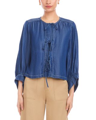 Cassie Lantern Sleeve Top