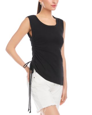 Tia Side Shirred Tank