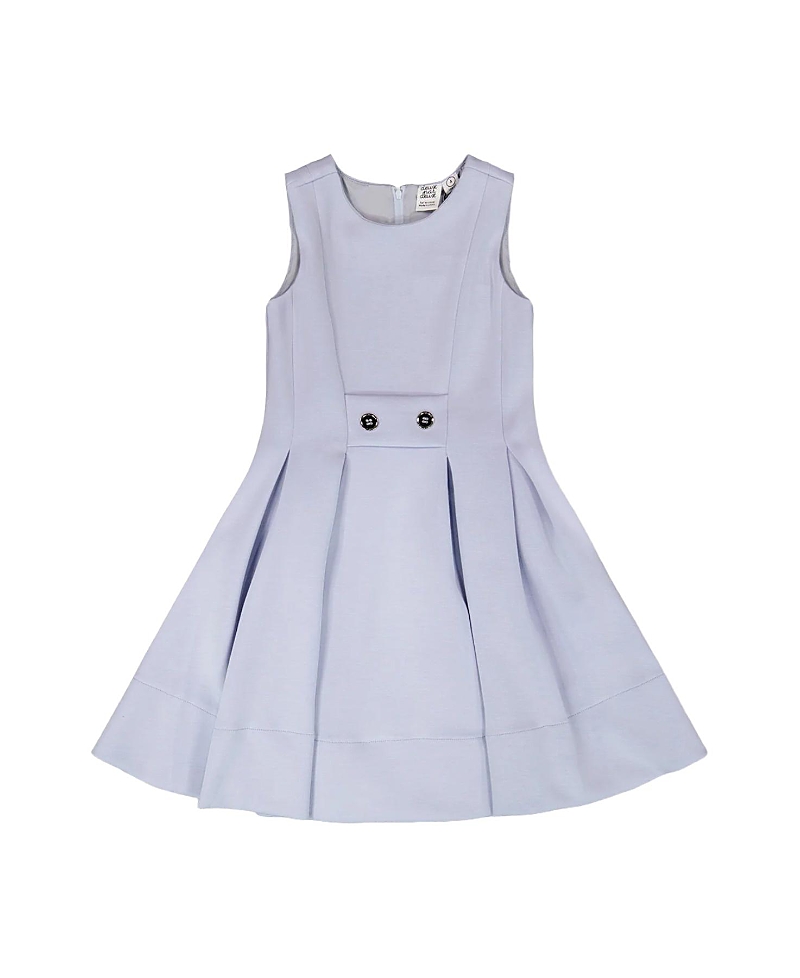 Deux par Deux Girls' Sleeveless Neoprene Fitted Dress - Big Kid