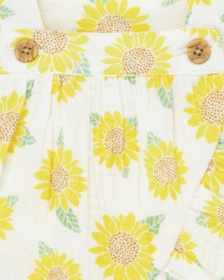 Girls' Sunflower Sunsuit & Headband Set - Baby