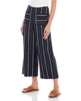 Cropped Wide Leg Pants	