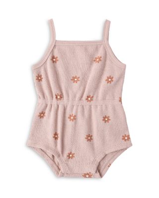 Girls' Daisy Waffled Cinch Romper - Baby 
