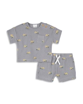 Boys' Digger Print Tee & Shorts Set - Baby 