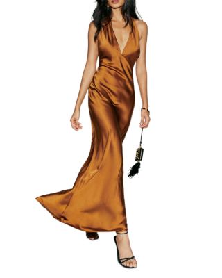Reformation Daniela Silk Dress