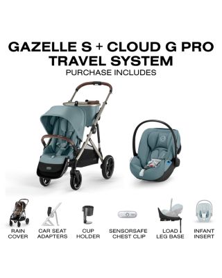 Gazelle S Stroller + Cloud G Pro Travel