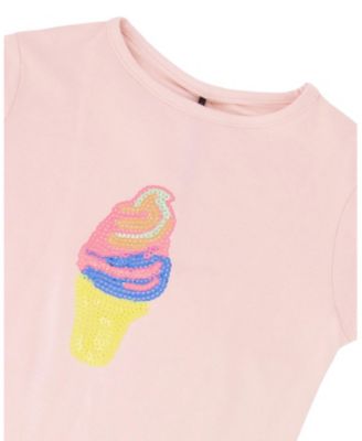 Girls' Organic Cotton Jersey Ice Cream Short Sleeve T-Shirt - Little Kid
