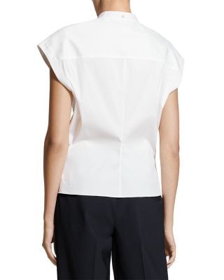 Cap Sleeve Shirt in Good Poplin