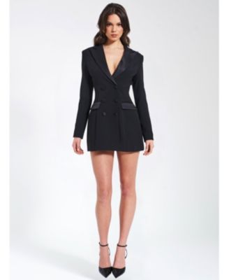  Calista Stretch Crepe Blazer Dress