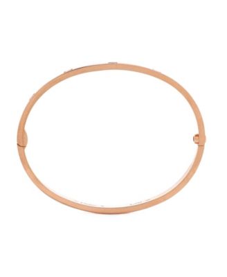  Small Love 6 Diamond Bracelet 18K Rose Gold and Diamonds