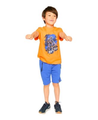 Boys' French Terry Shorts with Cross Seams - Little Kid, Big Kid