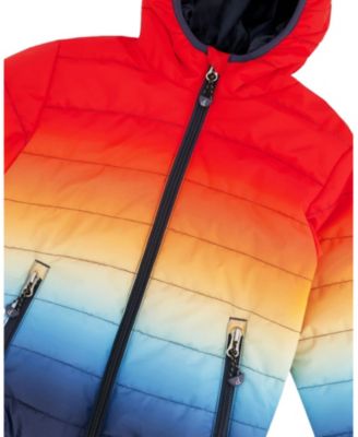 Boys' Quilted Mid-Season Gradient Jacket - Little Kid