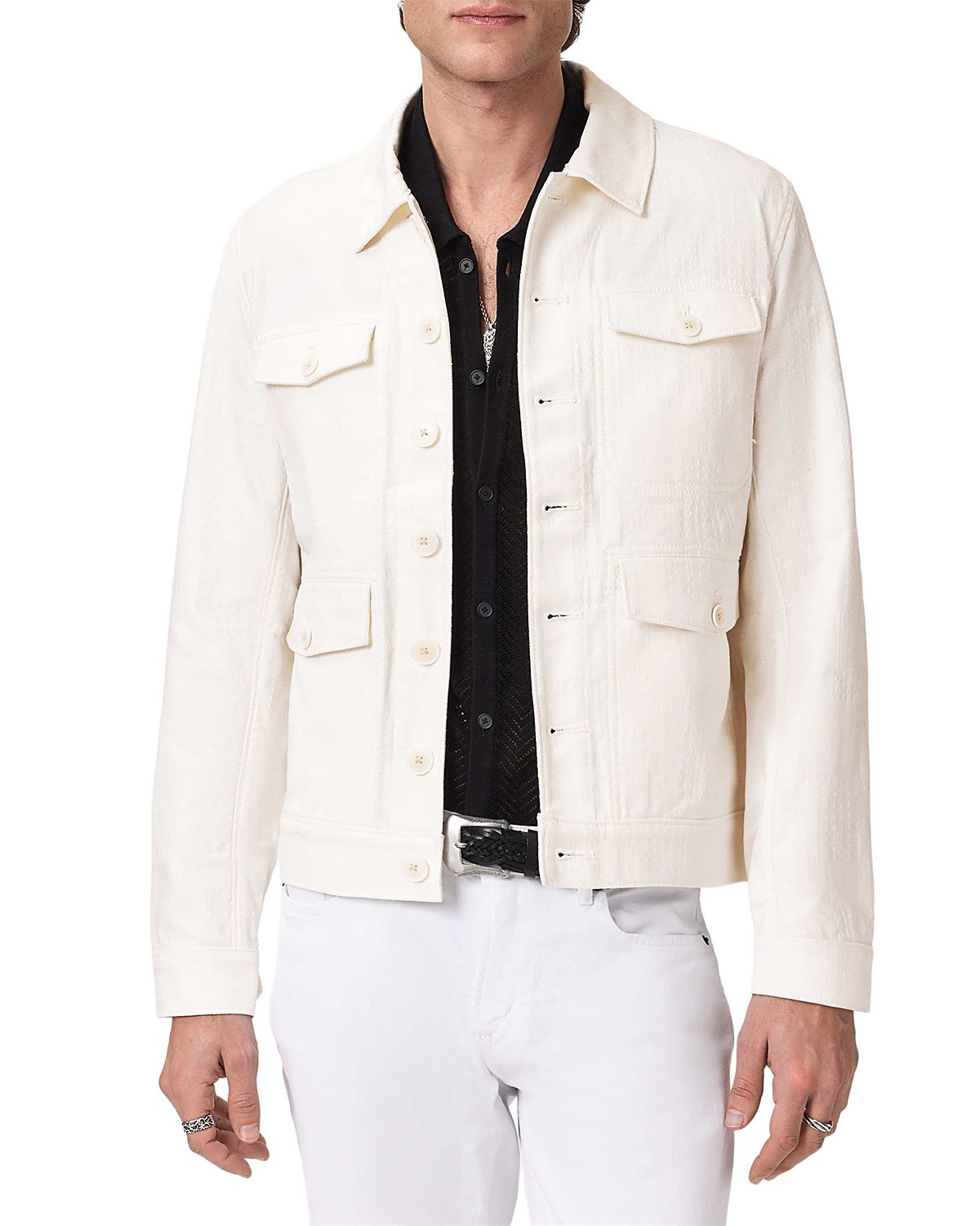 John Varvatos Briggs Collar Jacket