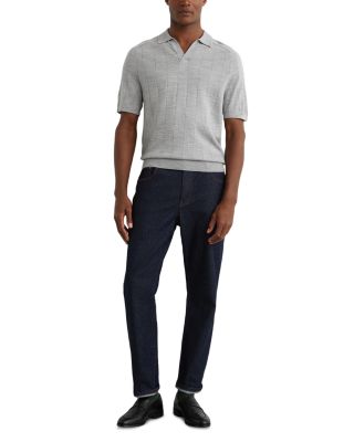 Open Collar Polo Shirt