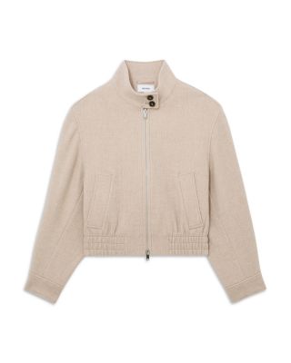 Elodie Wool Bomber Coat