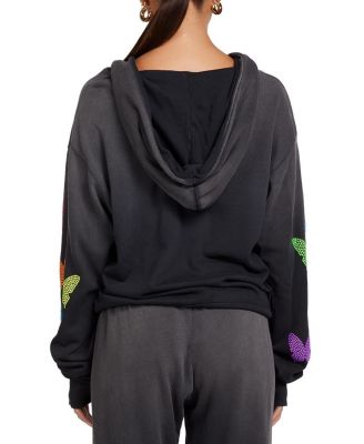 Hezly  Neon Stud Butterflies Sweater