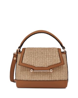Mosaic Nano Small Woven Raffia Crossbody Bag