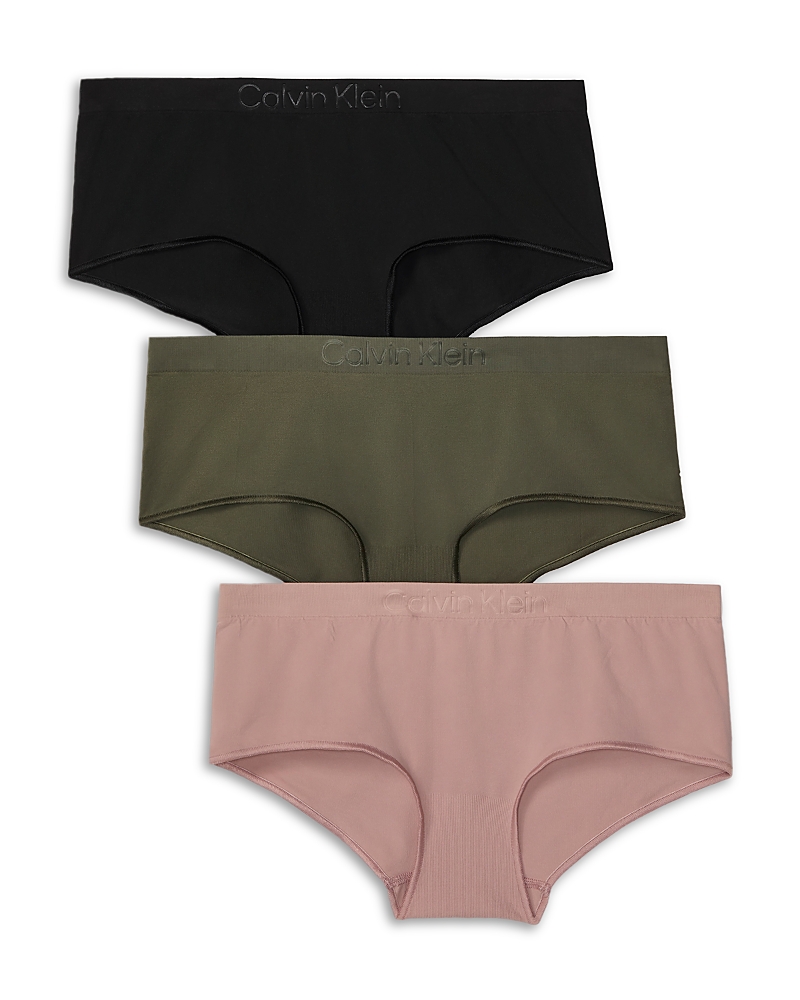 Calvin Klein Bonded Flex Seamless Boyshorts, Pack of 3