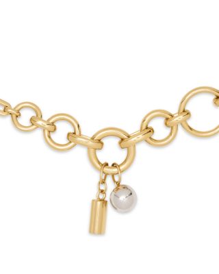 Geo Pop Statement Necklace, 18"