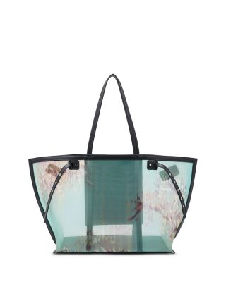 Days Carryall Large Printed Mesh Tote Bag