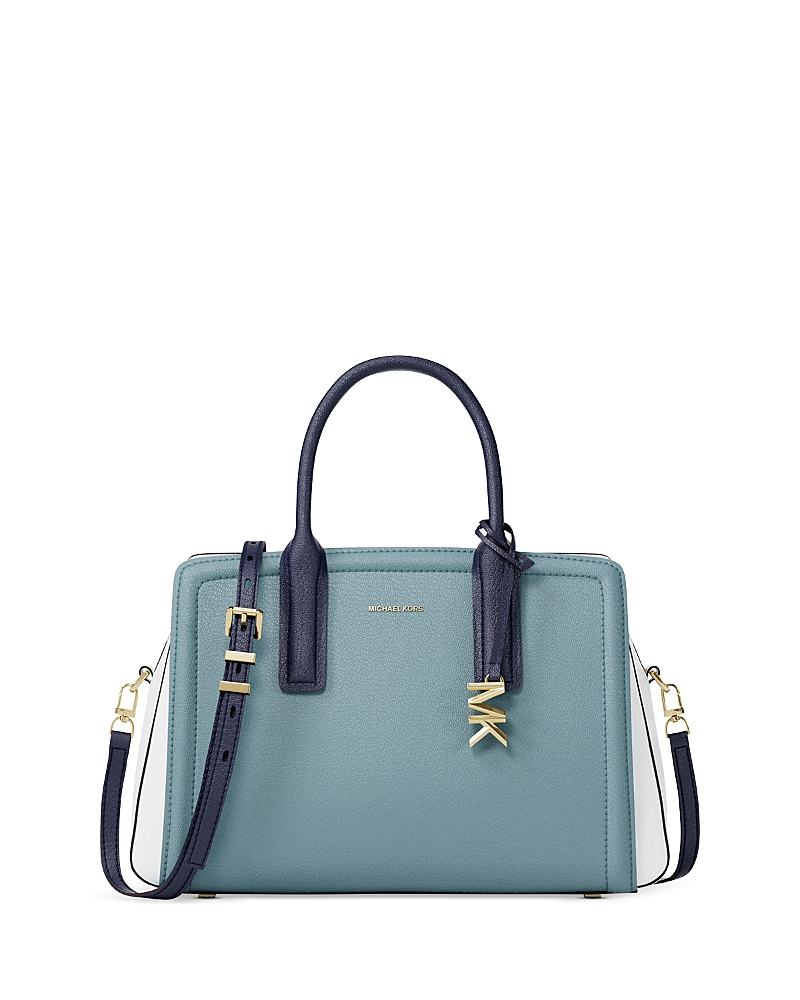 Michael Kors Laila Medium Leather Satchel